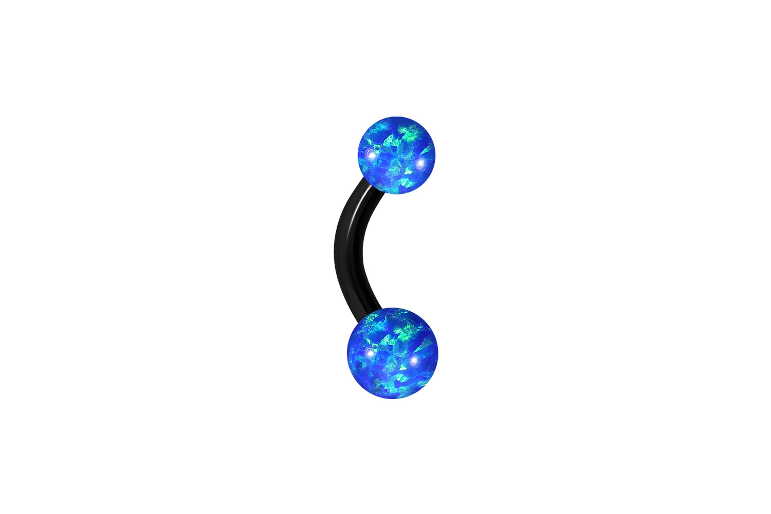 Titan Mini Bananabell Piercing SYNTHETISCHE OPALE